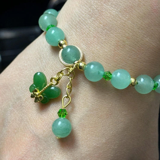 Green Aventurine Handmade Beaded Bracelet