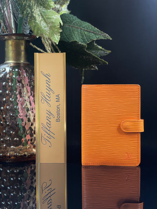 Authentic Louis Vuitton Epi Leather Agenda PM – Orange
