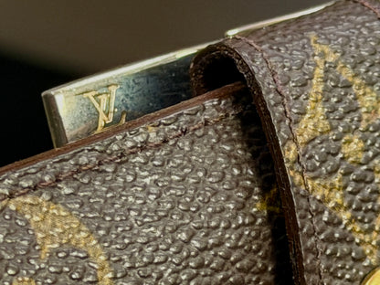 Vintage Louis Vuitton Monogram French Purse Kiss-Lock Wallet