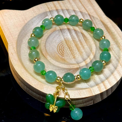 Green Aventurine Handmade Beaded Bracelet