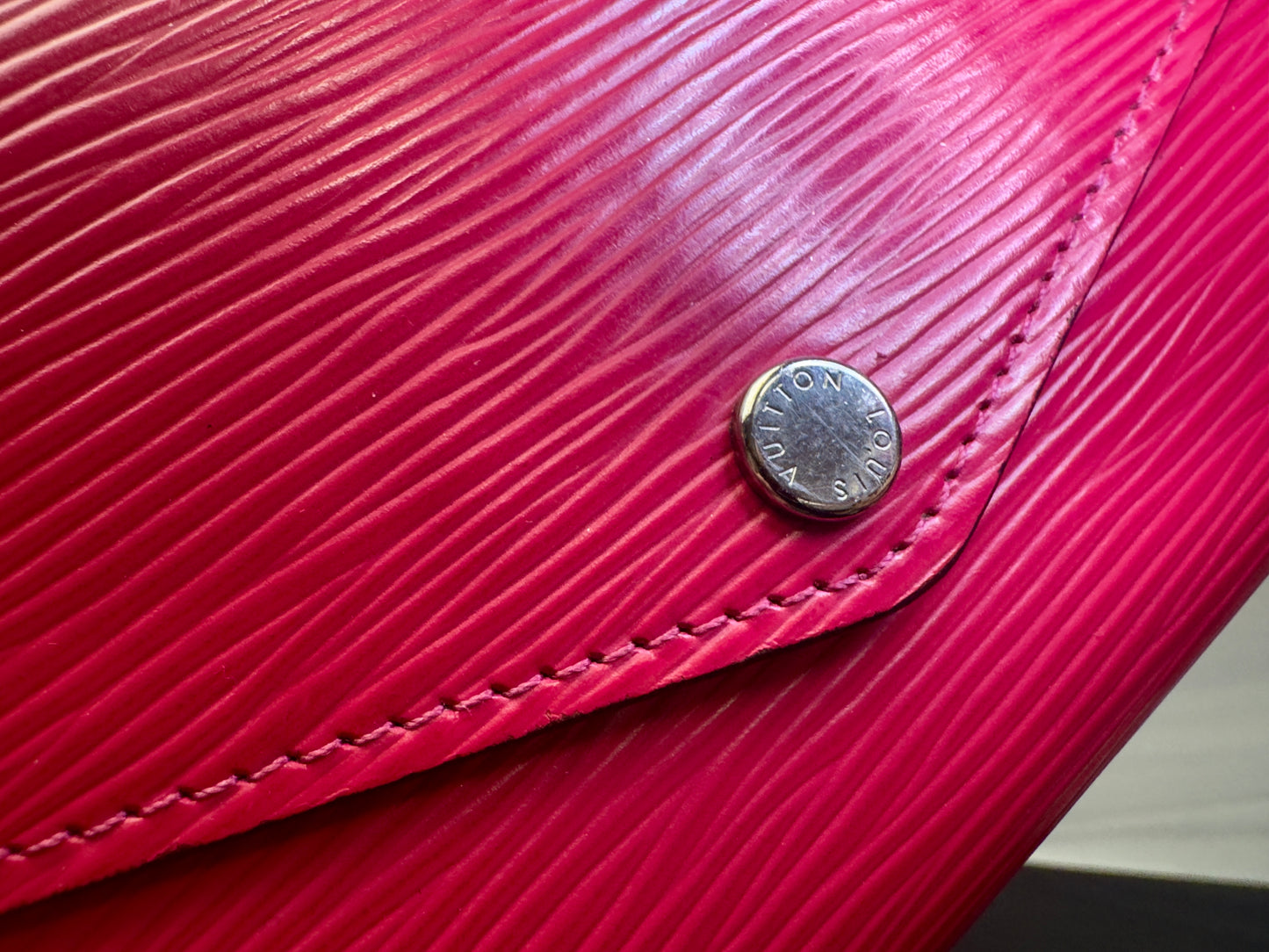 Authentic Louis Vuitton Sarah Wallet Epi Leather | Fuchsia | Made in Spain