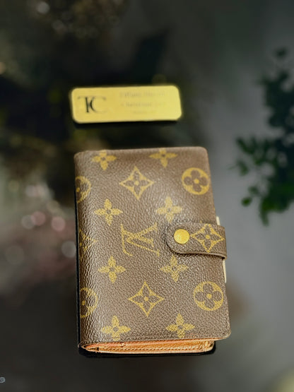 Vintage Louis Vuitton Monogram French Purse Kiss-Lock Wallet