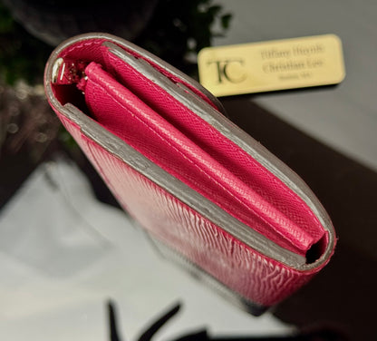 Authentic Louis Vuitton Sarah Wallet Epi Leather | Fuchsia | Made in Spain