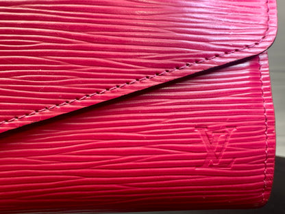 Authentic Louis Vuitton Sarah Wallet Epi Leather | Fuchsia | Made in Spain