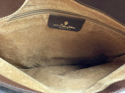 Authentic Vintage Gucci GG Supreme Fold-Over Clutch Bag