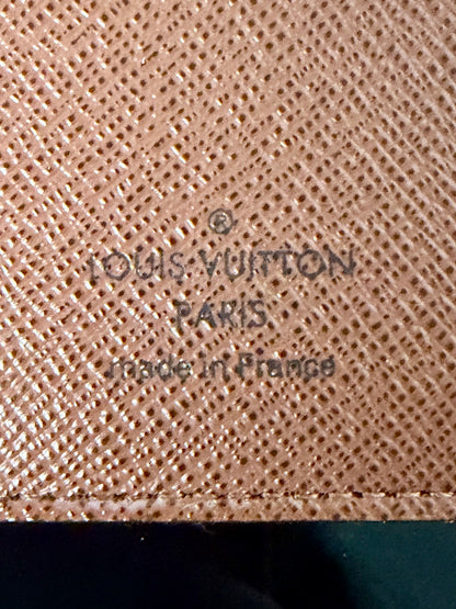 Authentic Louis Vuitton Monogram Desk Agenda Cover