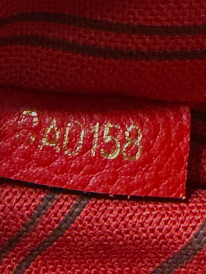 Authentic Louis Vuitton Cerise Monogram Empreinte Sorbonne Backpack