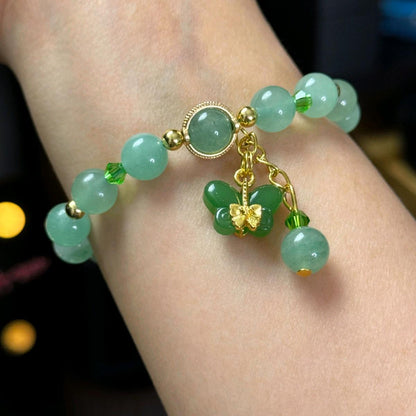 Green Aventurine Handmade Beaded Bracelet