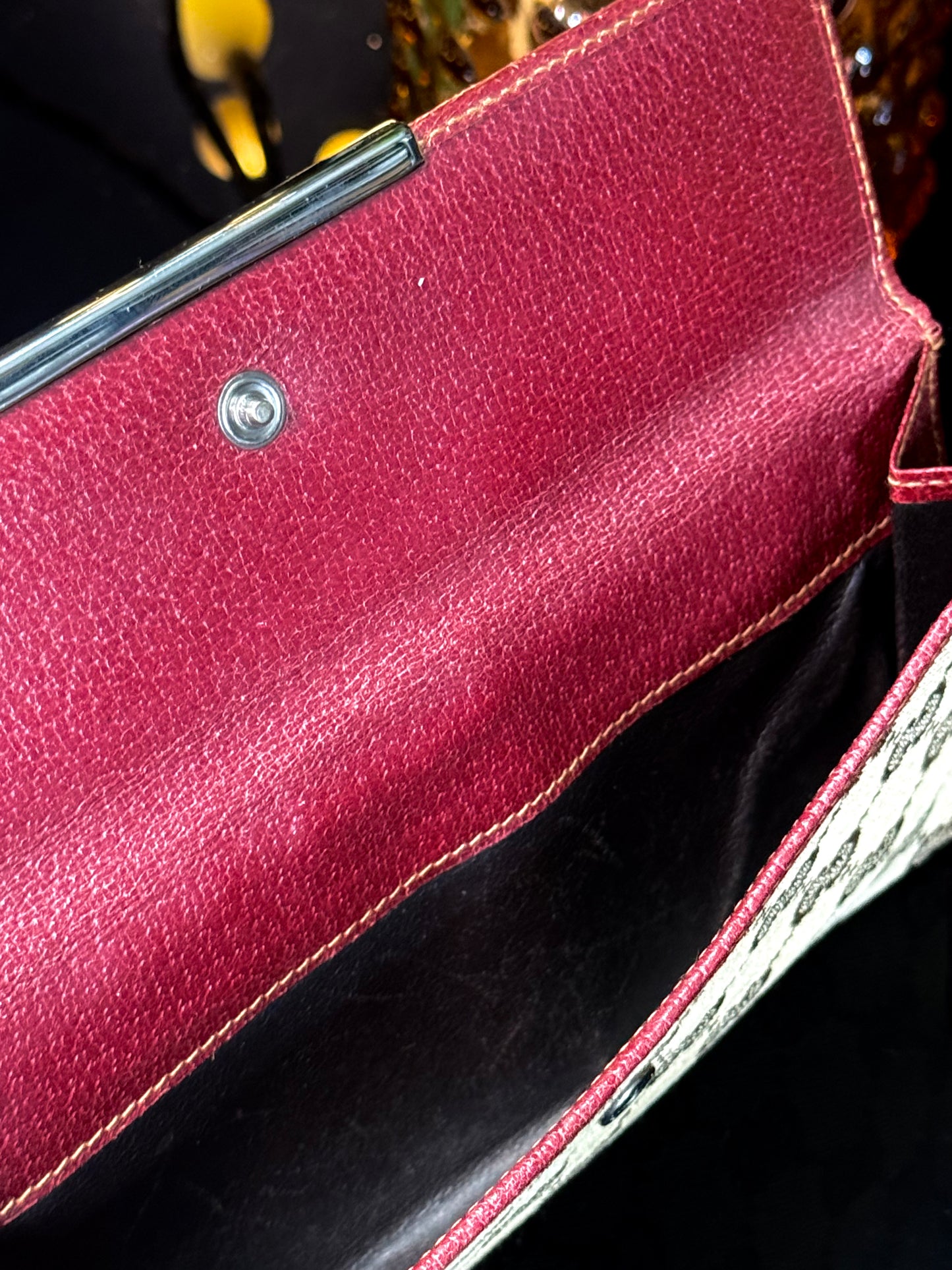 Authentic Gucci Monogram Continental Flap Wallet