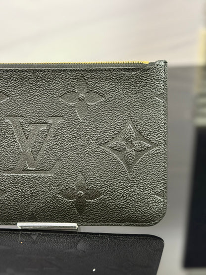 Authentic Louis Vuitton Monogram Empreinte Neverfull Pouch