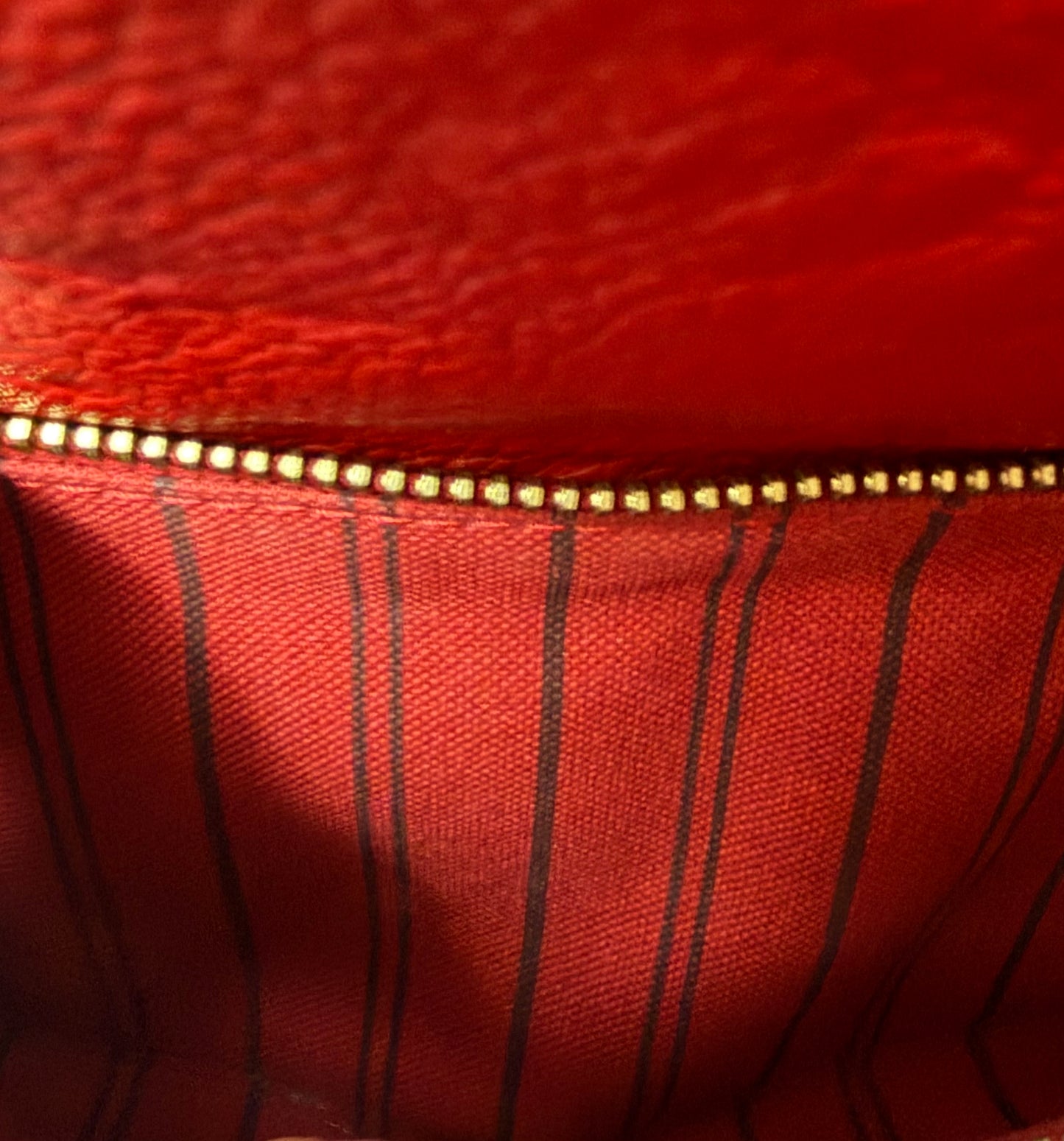 Authentic Louis Vuitton Cerise Monogram Empreinte Sorbonne Backpack