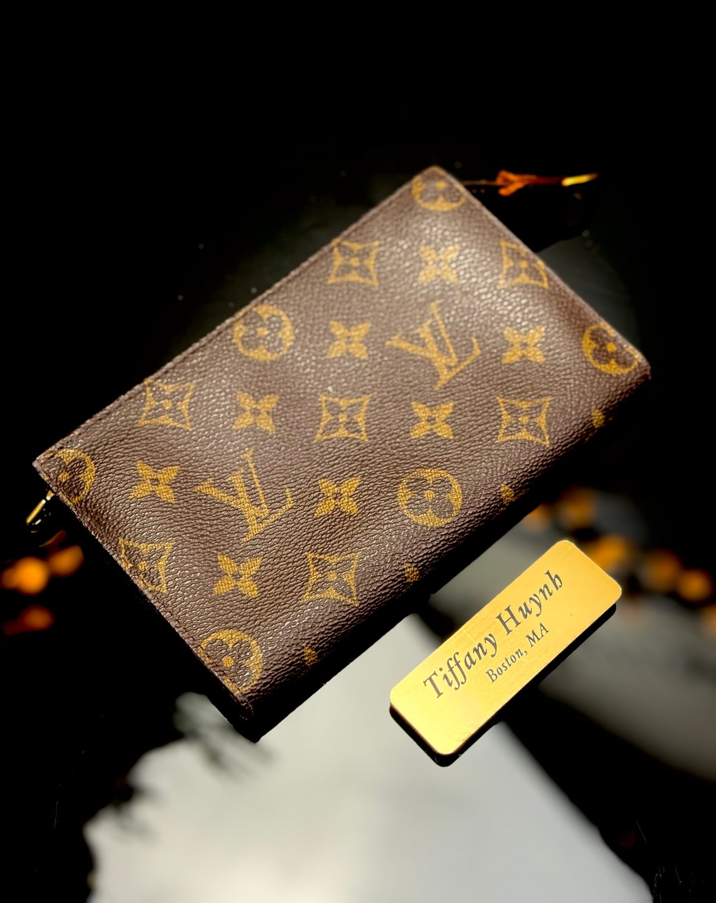 Authentic Louis Vuitton Monogram Bucket Pouch PM