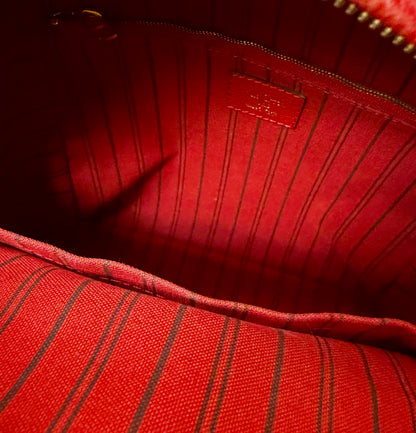 Authentic Louis Vuitton Cerise Monogram Empreinte Sorbonne Backpack
