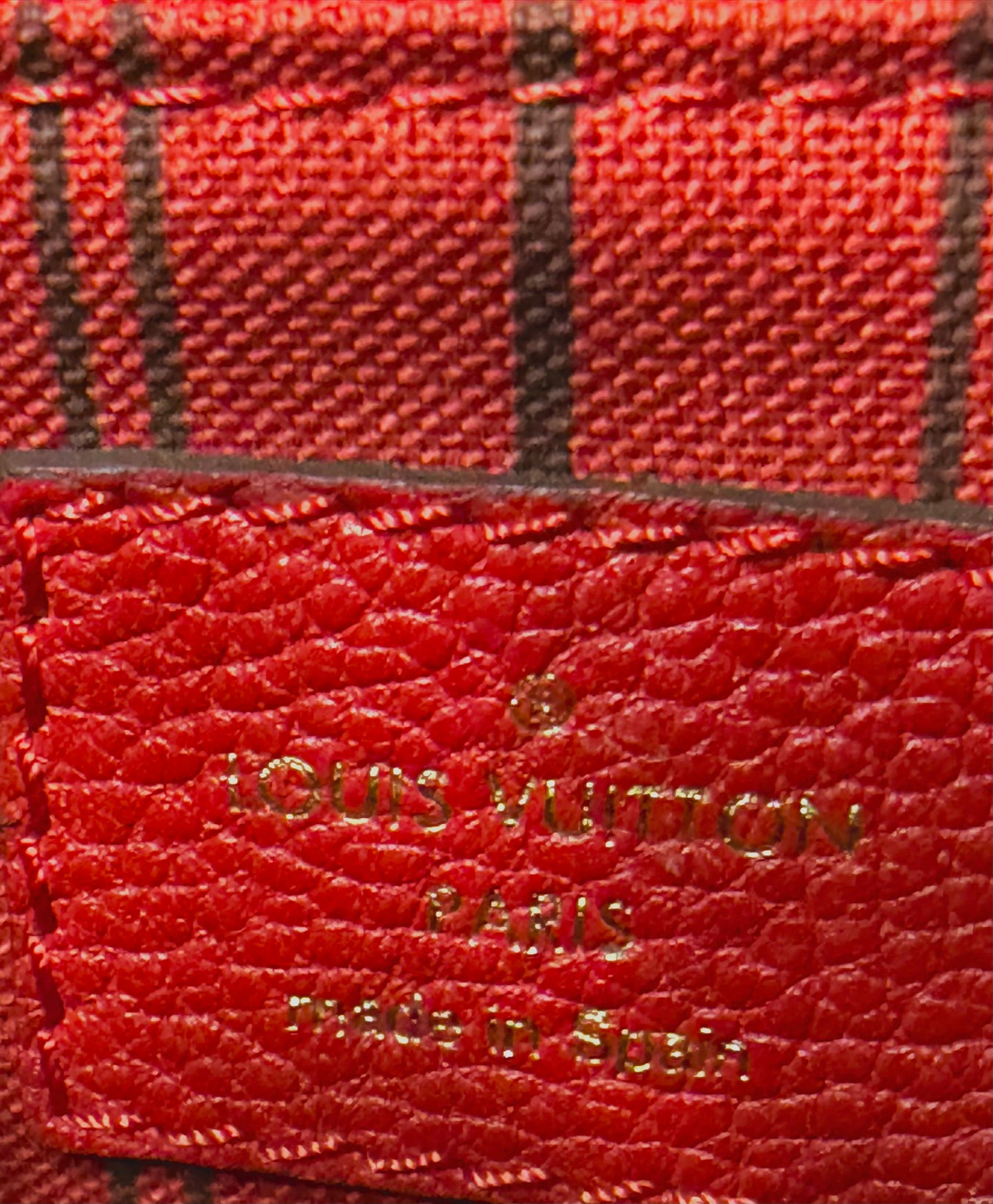 Authentic Louis Vuitton Cerise Monogram Empreinte Sorbonne Backpack