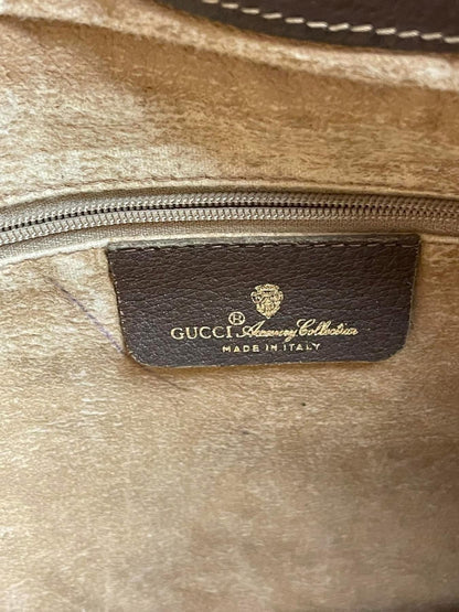 Authentic Vintage Gucci GG Supreme Fold-Over Clutch Bag