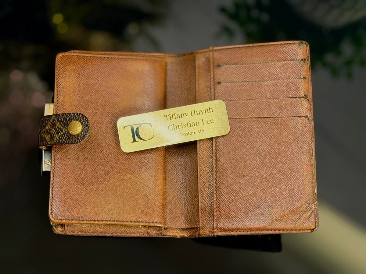 Vintage Louis Vuitton Monogram French Purse Kiss-Lock Wallet