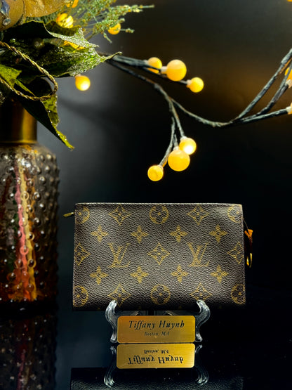 Authentic Louis Vuitton Monogram Bucket Pouch PM