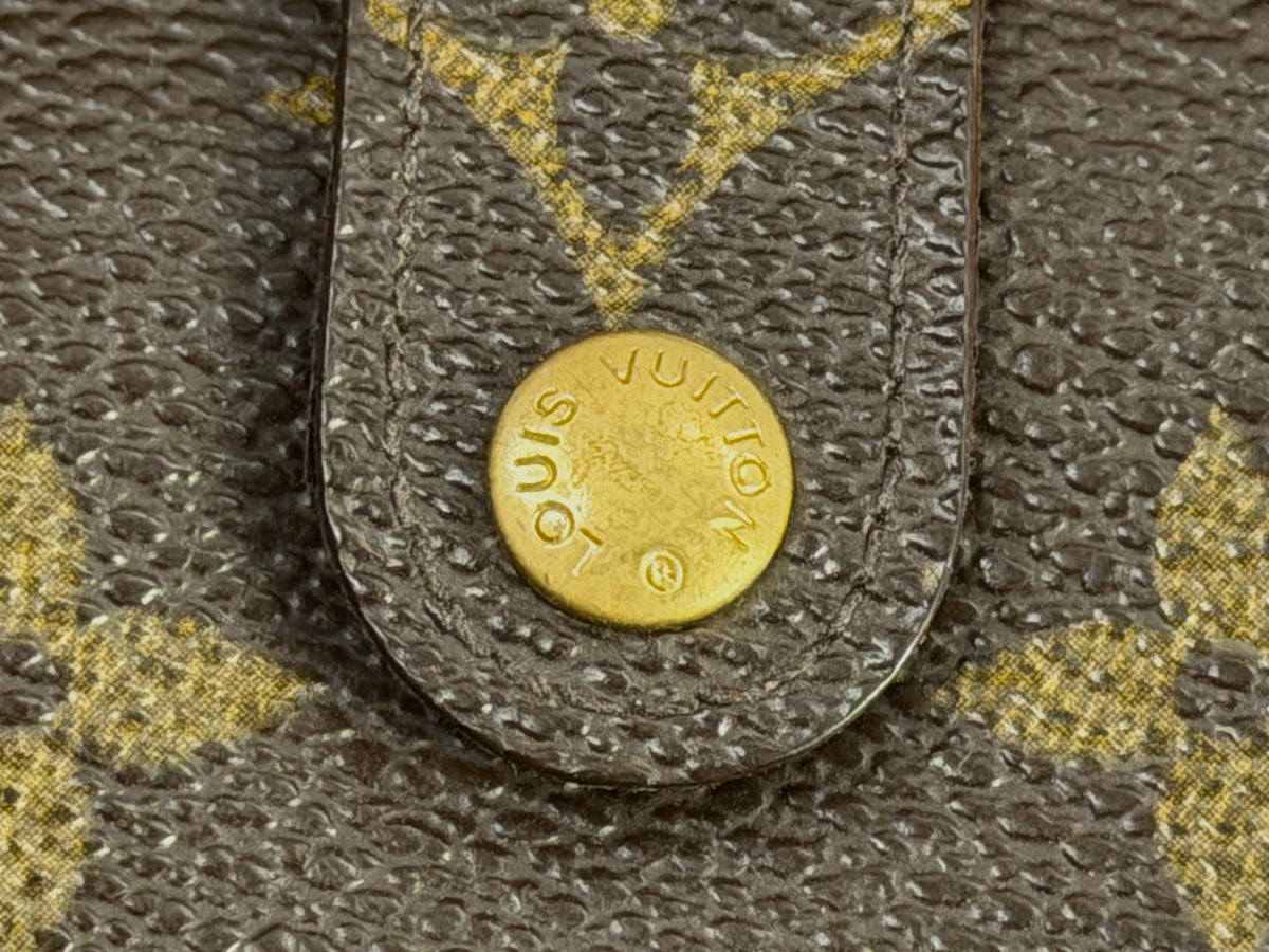 Vintage Louis Vuitton Monogram French Purse Kiss-Lock Wallet