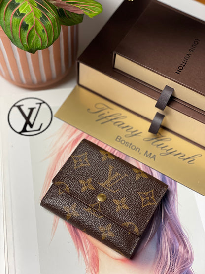 Authentic Louis Vuitton Monogram Trifold Card Holder