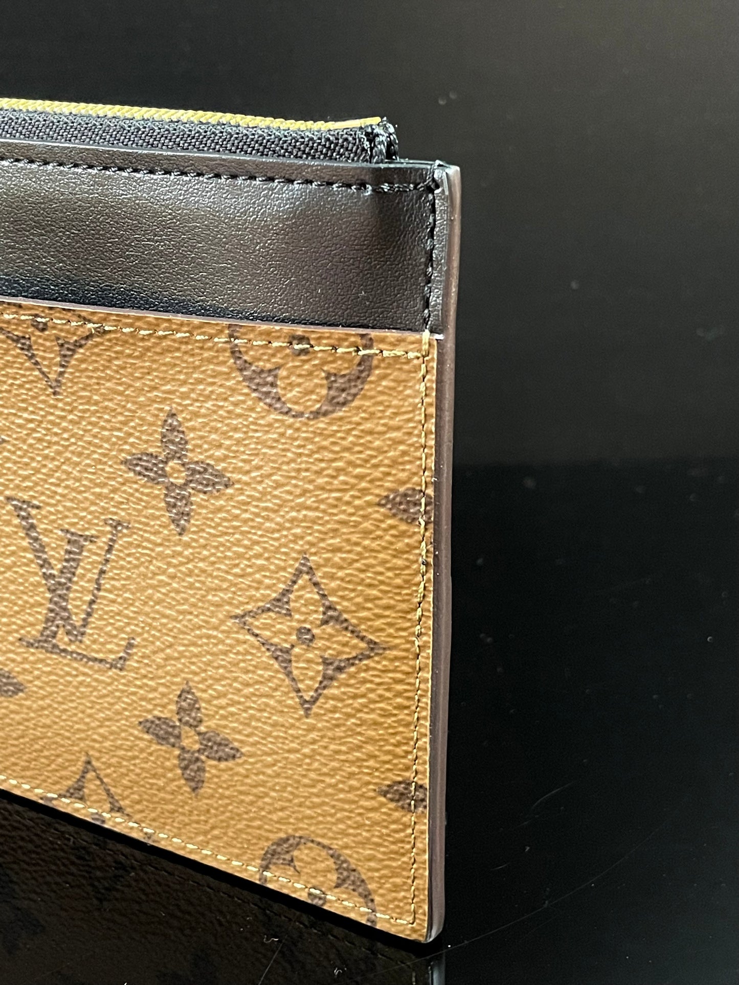Authentic Louis Vuitton Reverse Monogram Slim Purse