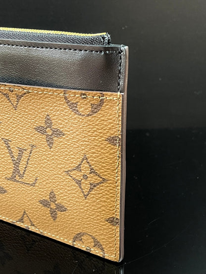 Authentic Louis Vuitton Reverse Monogram Slim Purse
