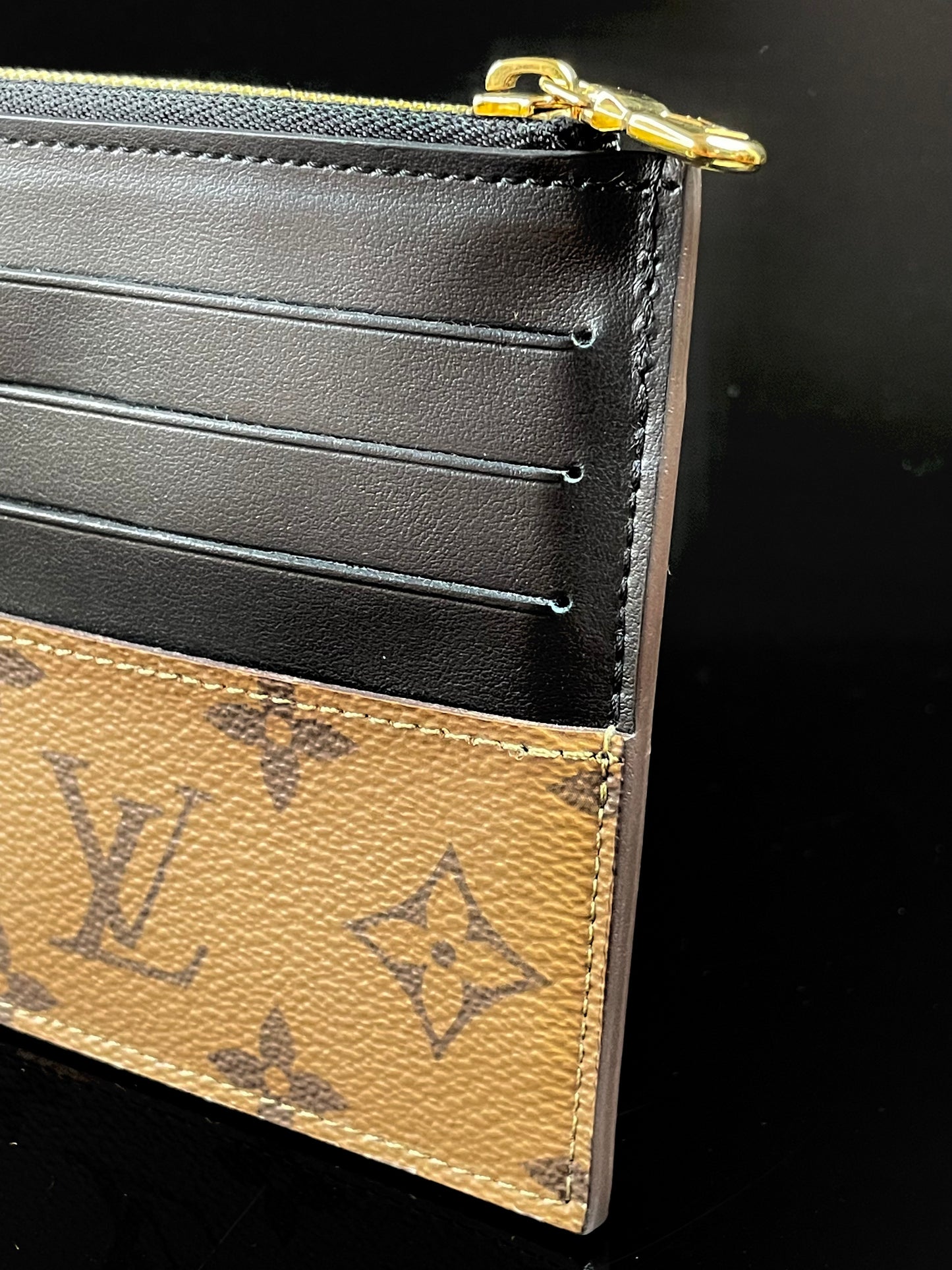 Authentic Louis Vuitton Reverse Monogram Slim Purse