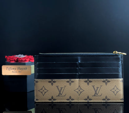 Authentic Louis Vuitton Reverse Monogram Slim Purse
