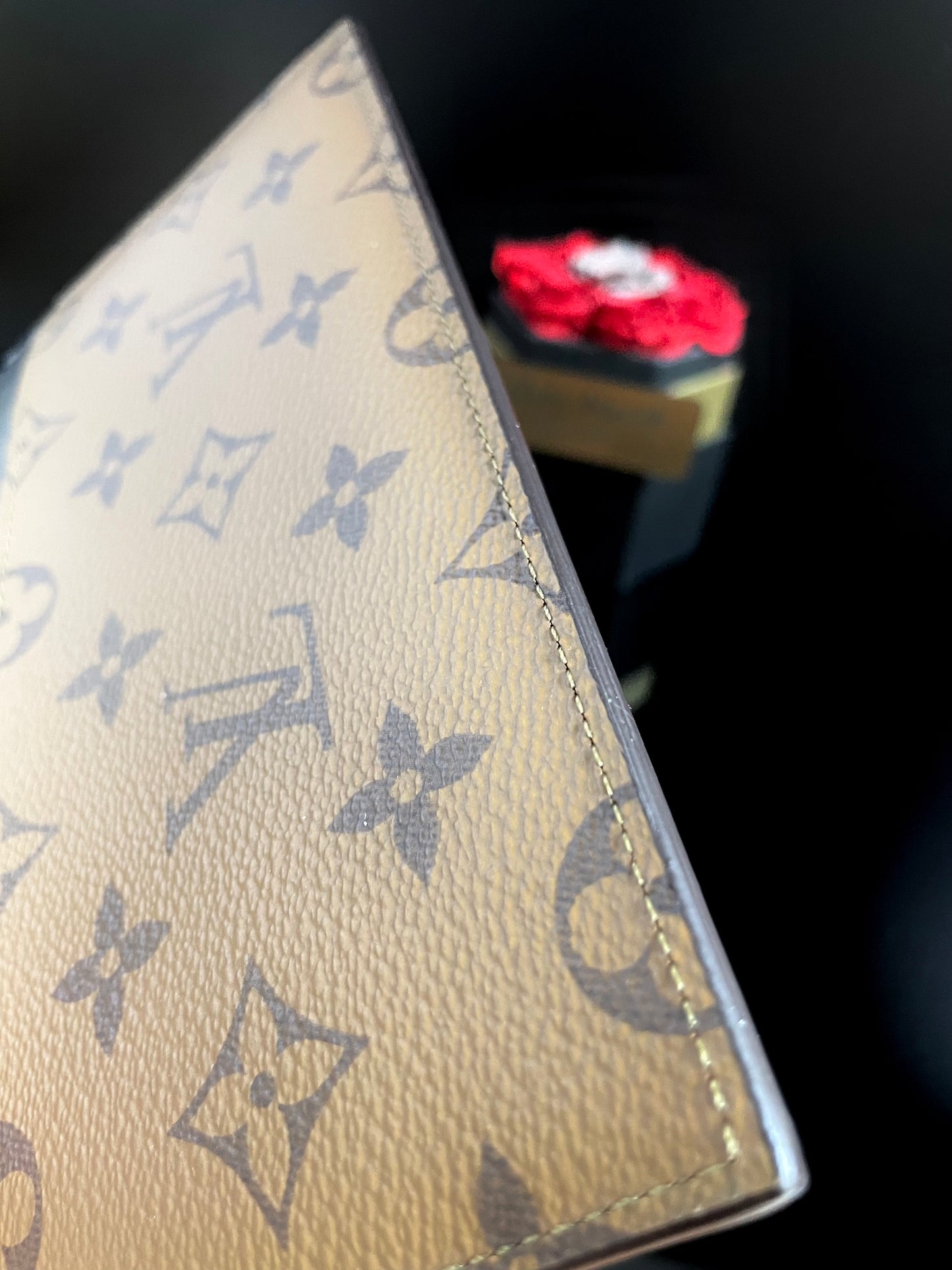 Authentic Louis Vuitton Reverse Monogram Slim Purse