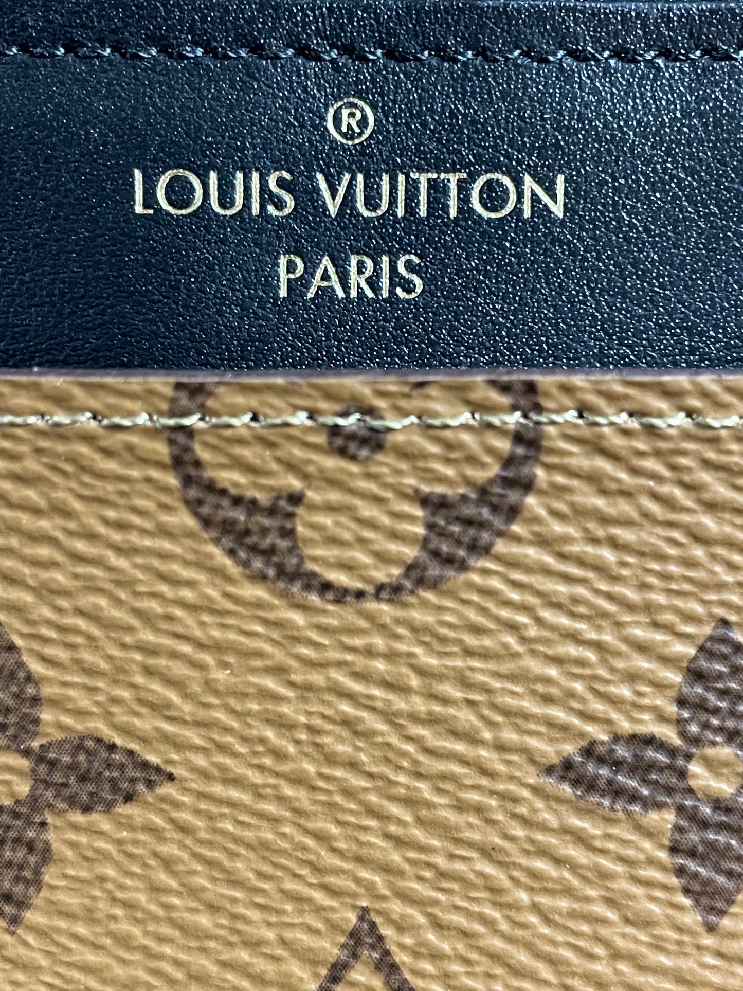 Authentic Louis Vuitton Reverse Monogram Slim Purse