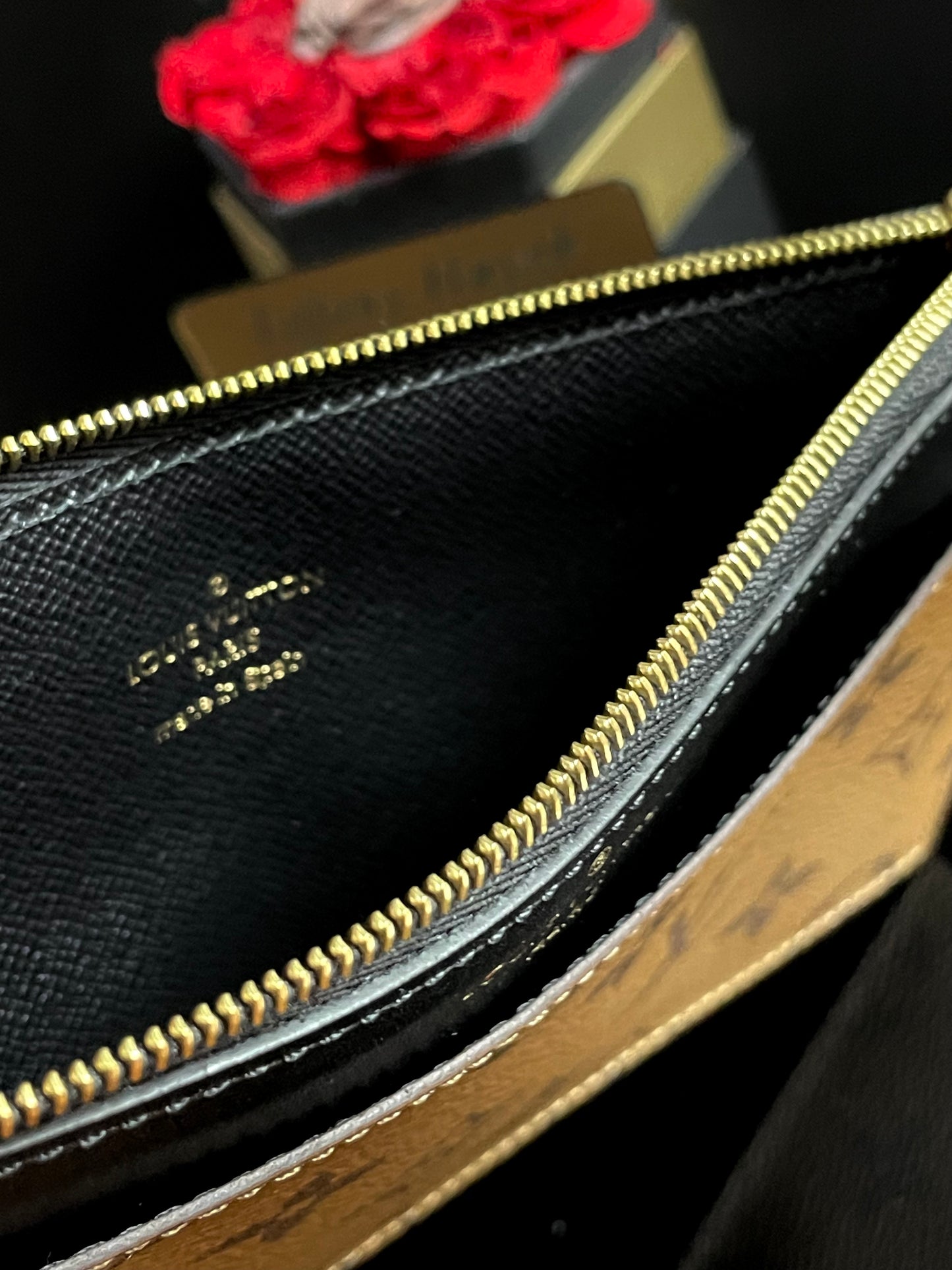Authentic Louis Vuitton Reverse Monogram Slim Purse