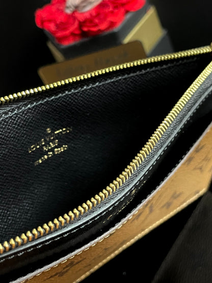 Authentic Louis Vuitton Reverse Monogram Slim Purse