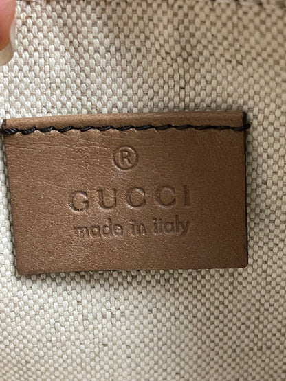 Authentic Gucci GG Monogram Canvas Tote Shoulder w/ Pouch