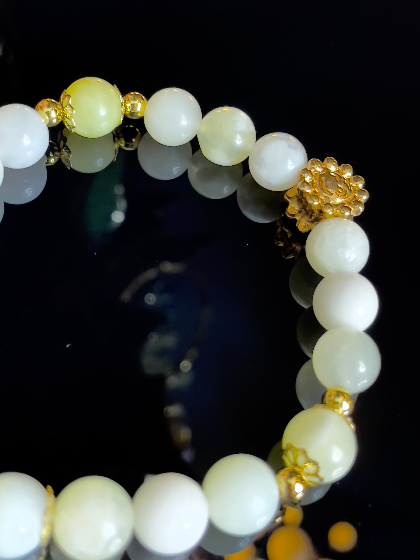 New Mountain Jade Handmade Beaded Bracelet