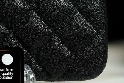 Authentic 20A Chanel Boy Small O Case w/ LGHW