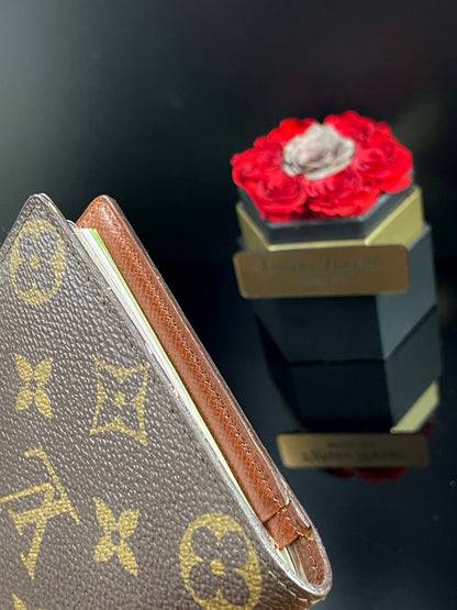 Authentic Louis Vuitton Monogram Long Porte Chéquier Cartes Credit Wallet / Diary Cover