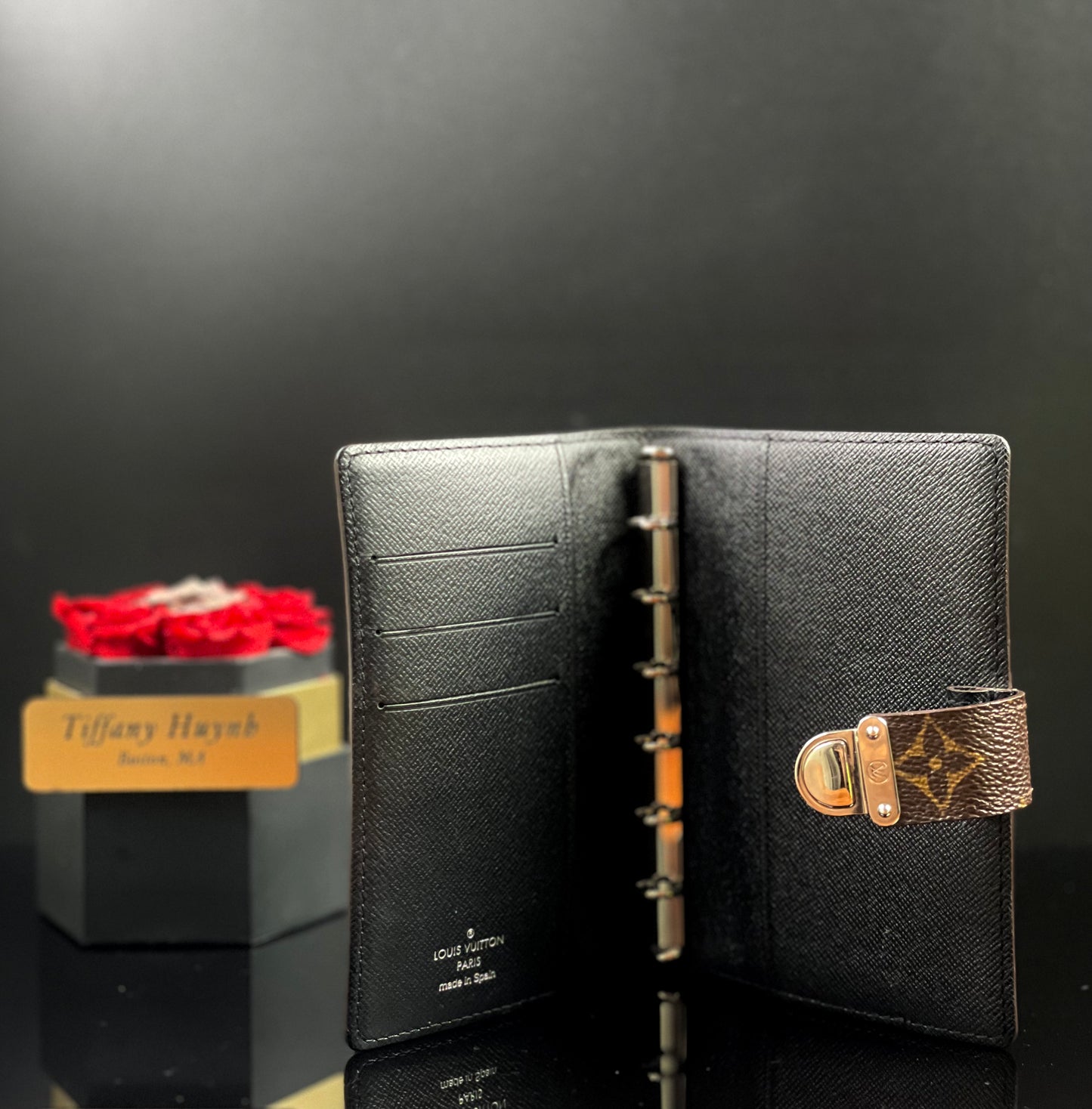 Authentic Louis Vuitton Monogram Koala Agenda PM – Black Interior