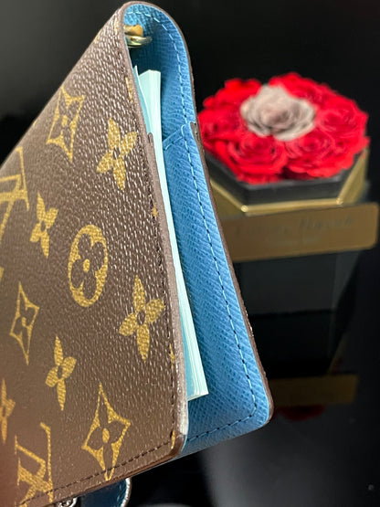 Authentic Louis Vuitton Monogram Koala Agenda PM – Blue Interior