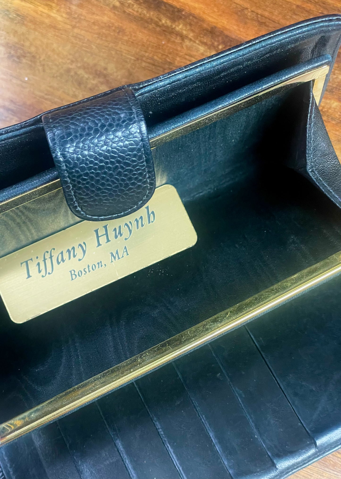 Authentic Chanel Caviar Timeless CC French Wallet