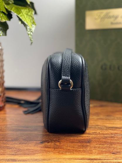 Authentic Gucci Soho Disco bag in Black