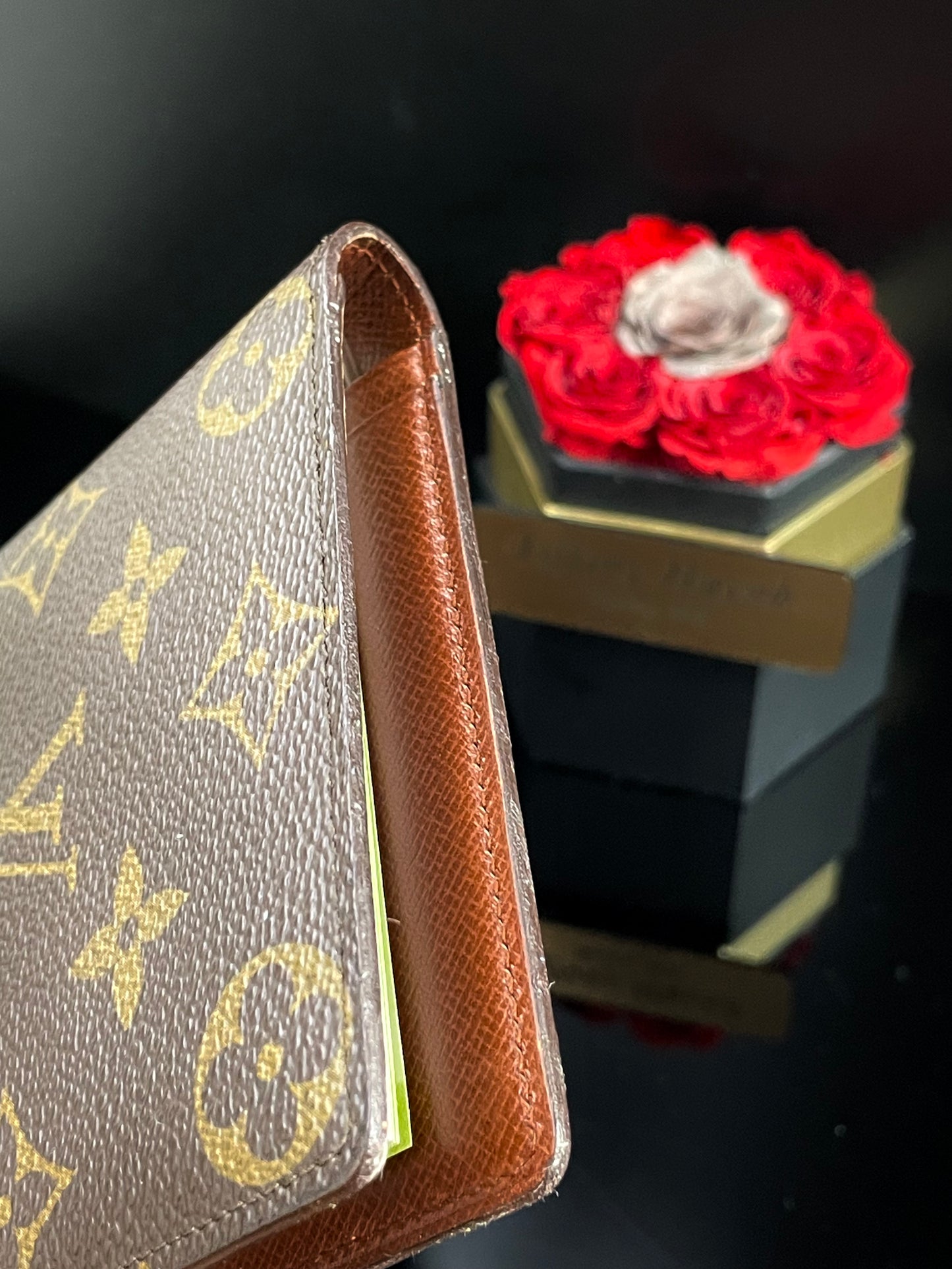 Authentic Louis Vuitton Monogram Long Porte Chéquier Cartes Credit Wallet / Diary Cover