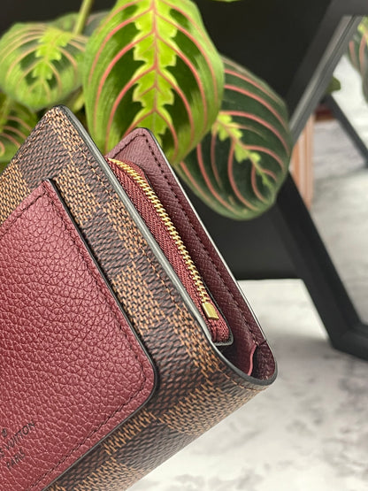 Authentic Louis Vuitton Damier Ebene Juliette Wallet