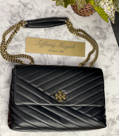 Authentic Tory Burch Kira Chevron Convertible Shoulder Bag