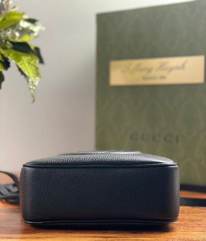 Authentic Gucci Soho Disco bag in Black