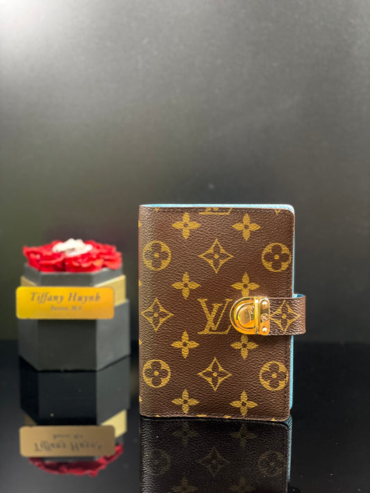 Authentic Louis Vuitton Monogram Koala Agenda PM – Blue Interior