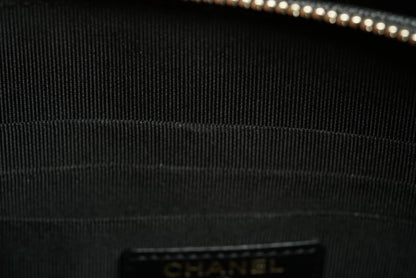 Authentic 20A Chanel Boy Small O Case w/ LGHW