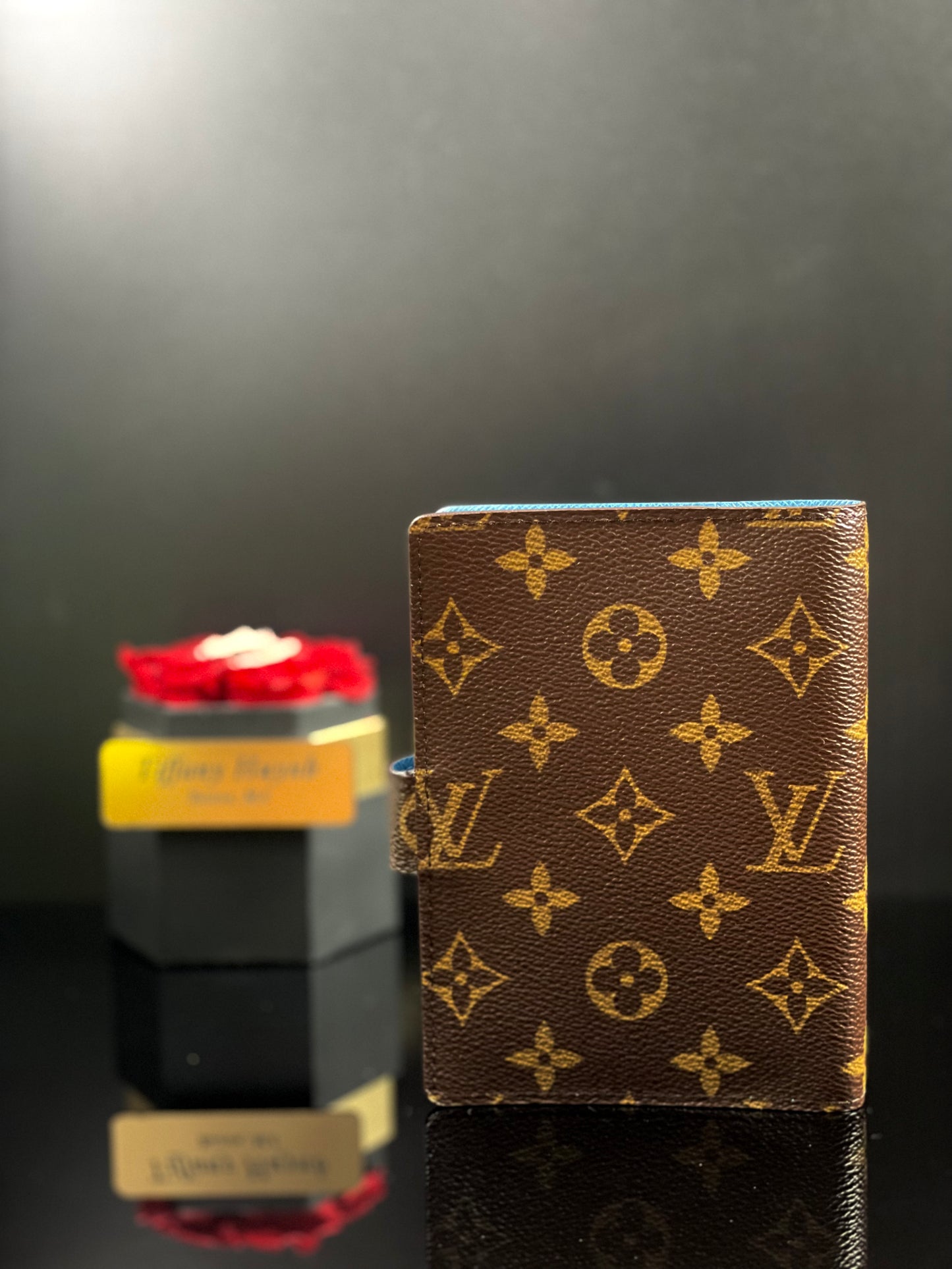 Authentic Louis Vuitton Monogram Koala Agenda PM – Blue Interior