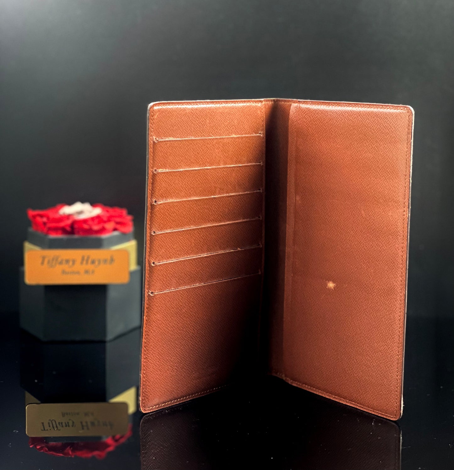 Authentic Louis Vuitton Monogram Long Porte Chéquier Cartes Credit Wallet / Diary Cover