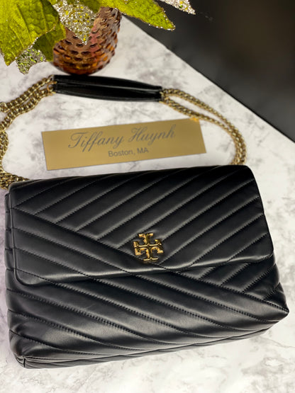 Authentic Tory Burch Kira Chevron Convertible Shoulder Bag