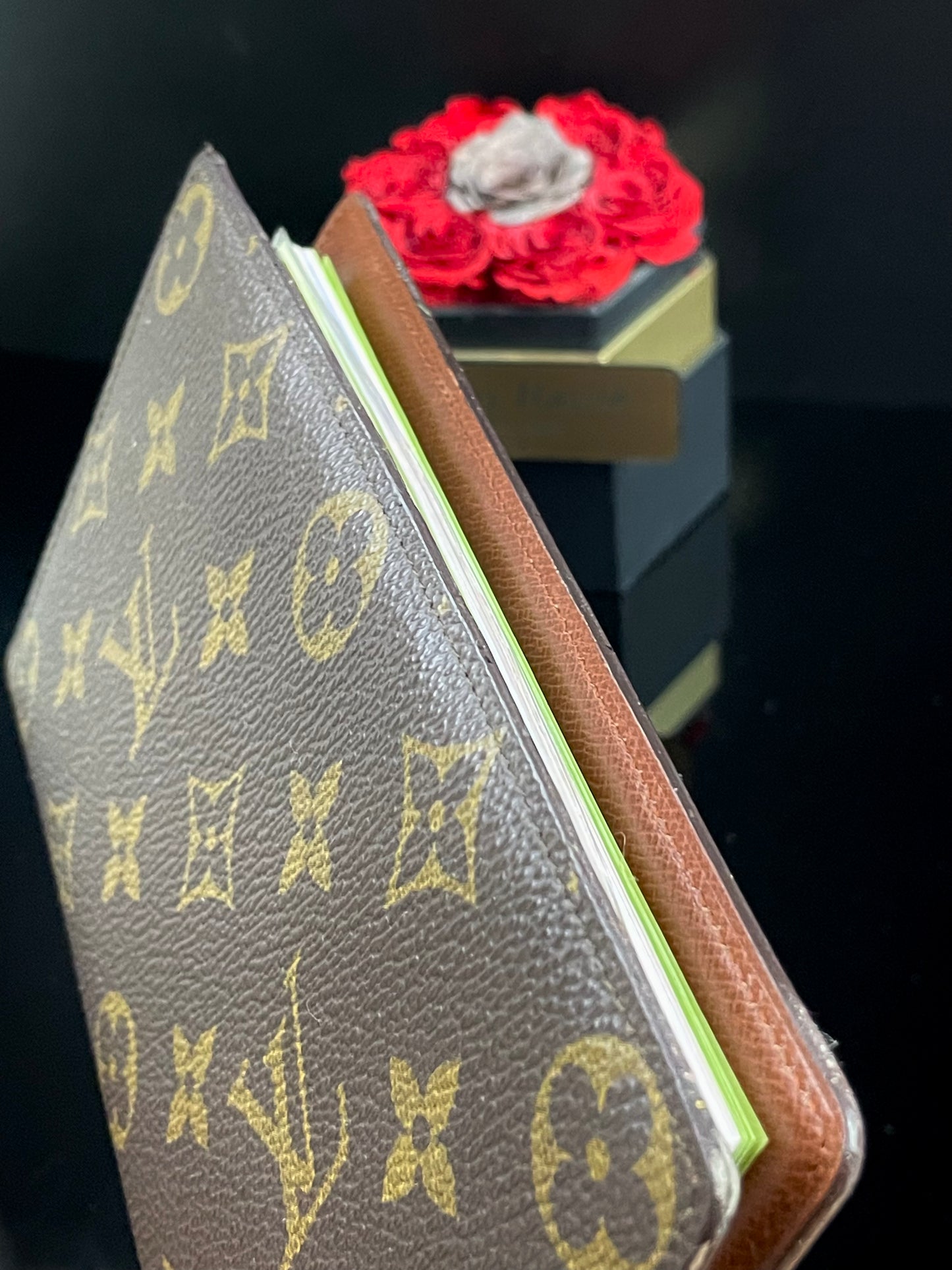 Authentic Louis Vuitton Monogram Long Porte Chéquier Cartes Credit Wallet / Diary Cover