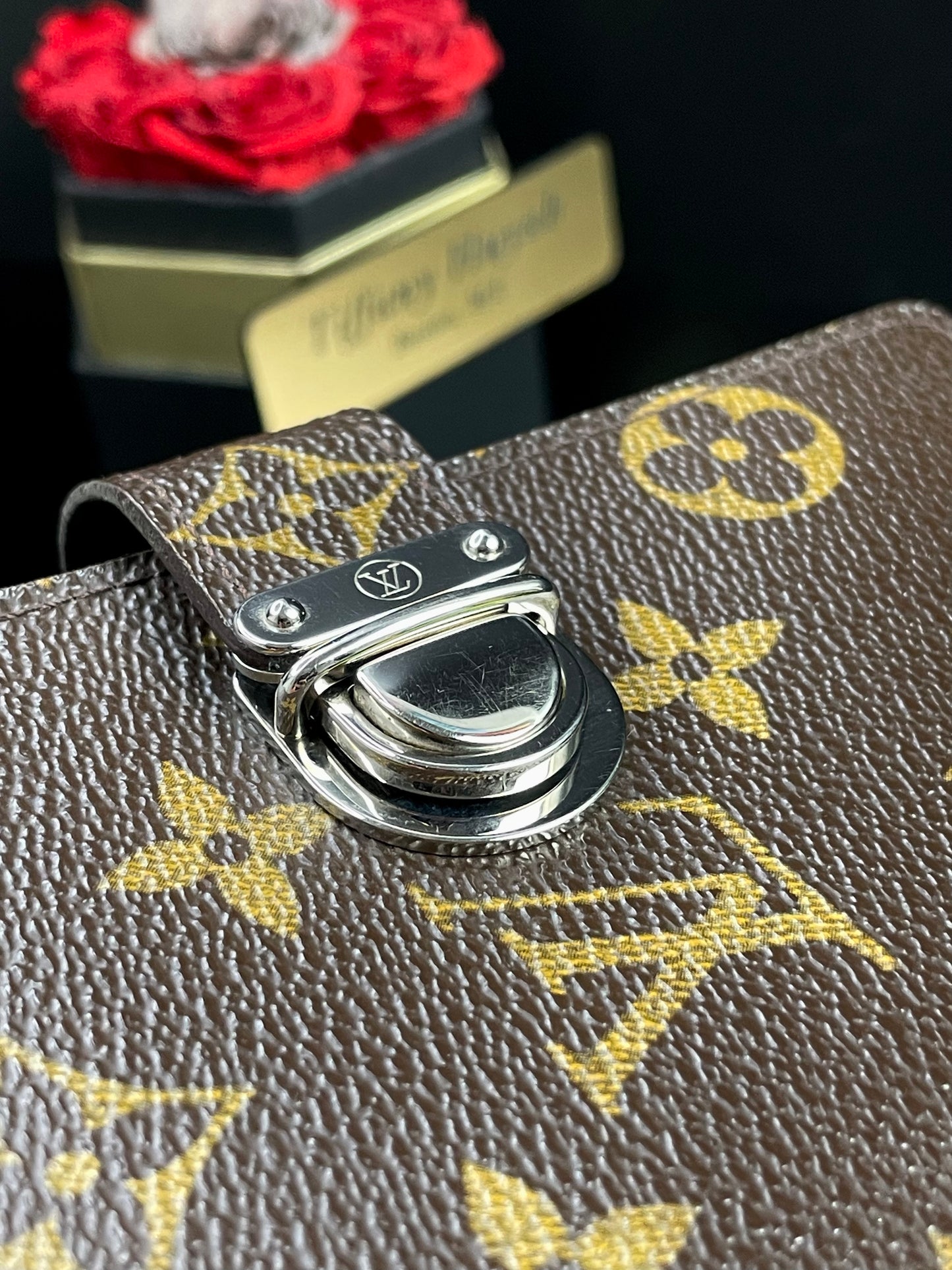 Authentic Louis Vuitton Monogram Koala Agenda PM – Black Interior
